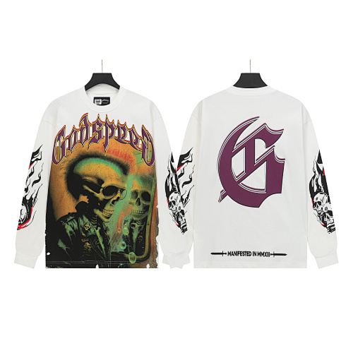 Godspeed Skull White Sweater